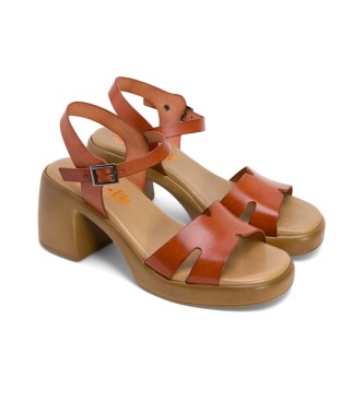 porronet Hera brune sandaler -Hjde 7cm- hl 