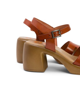 porronet Hera brune sandaler -Hjde 7cm- hl 