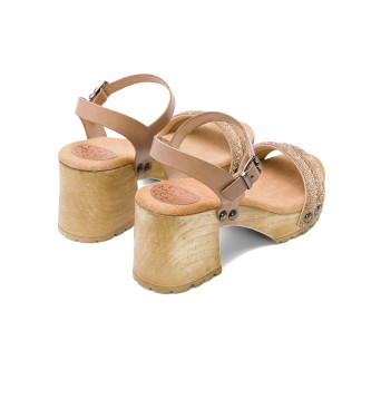 serena cork sandals