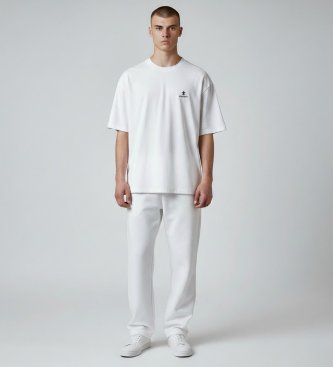 Premiata Wei�es Logo-T-Shirt