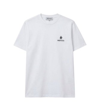 Premiata Wei�es Logo-T-Shirt