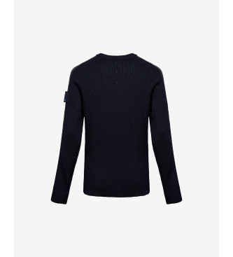 Premiata Maglia a coste blu navy