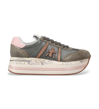 Premiata Usnjene superge Beth green