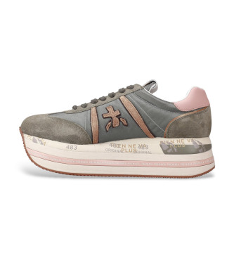 Premiata Usnjene superge Beth green