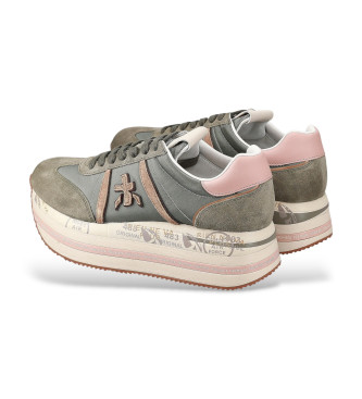 Premiata Usnjene superge Beth green