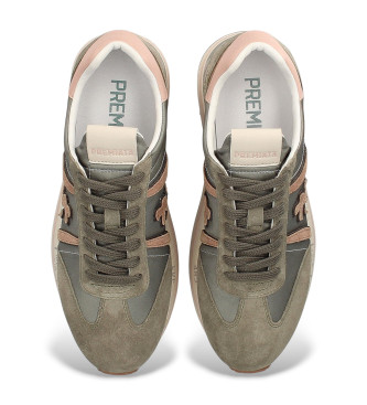 Premiata Usnjene superge Beth green