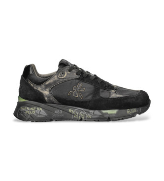 Premiata Mase leren sneakers zwart