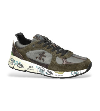 Premiata Sneakers in pelle verde Mase