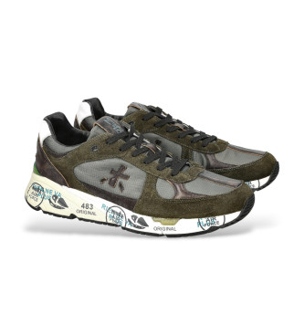 Premiata Sneakers in pelle verde Mase