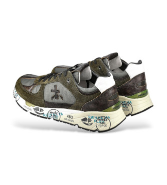 Premiata Sneakers in pelle verde Mase