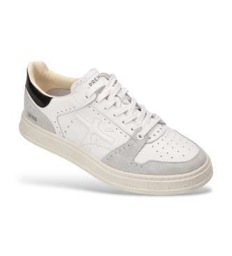 Premiata Quinn Leder Turnschuhe wei
