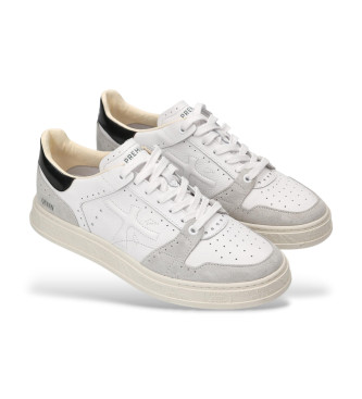 Premiata Quinn Leder Turnschuhe wei