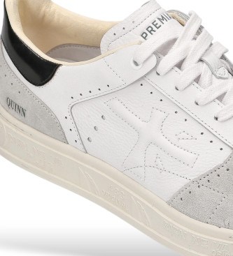 Premiata Quinn Leder Turnschuhe wei