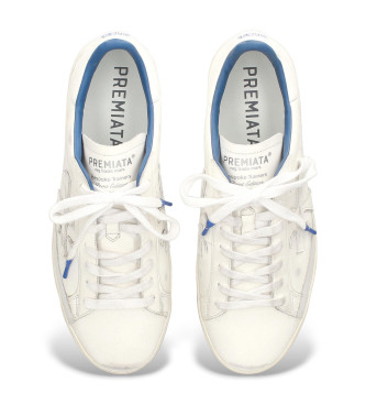 Premiata Steven Leren Sneakers Wit