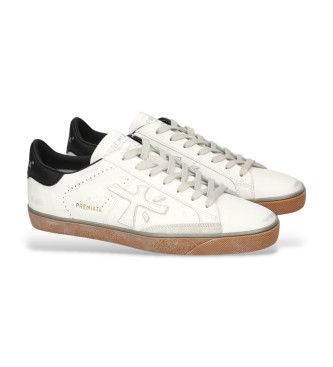 Premiata Steven Usnjene superge bele barve