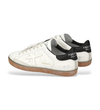Premiata Steven Usnjene superge bele barve