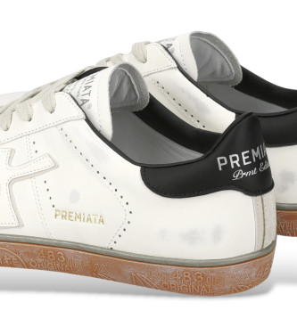 Premiata Steven Usnjene superge bele barve