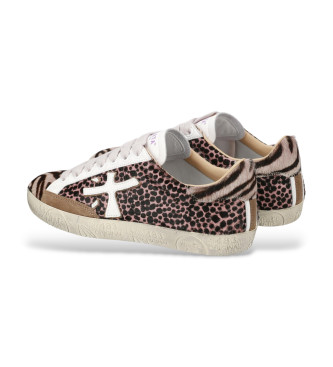 Premiata Stevend Bruin Leren Sneakers