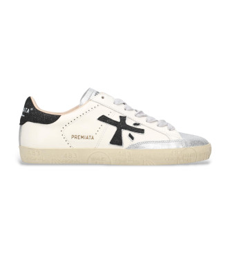 Premiata Stevend usnjene superge bele barve