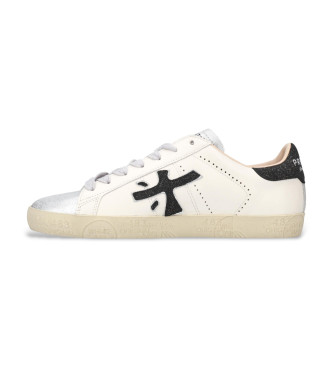 Premiata Stevend usnjene superge bele barve