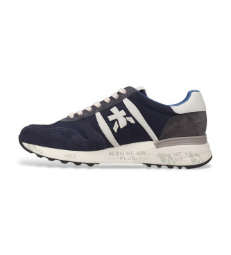 Premiata Leren sneakers Lander zwart