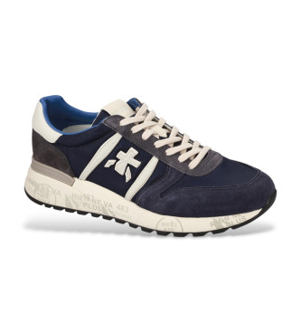 Premiata Leren sneakers Lander zwart