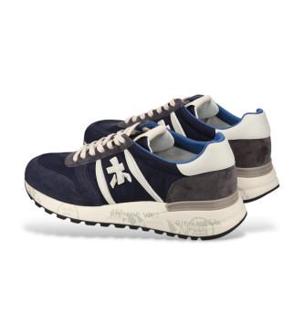 Premiata Leren sneakers Lander zwart