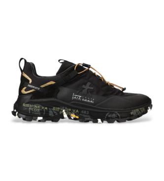 Premiata Cross 2.0 leren schoenen zwart