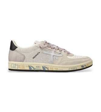 Premiata Bskclad Usnjene športne copate beige