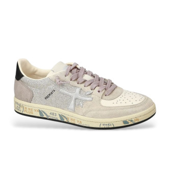 Premiata Bskclad Usnjene športne copate beige