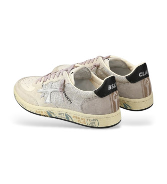 Premiata Bskclad Usnjene športne copate beige