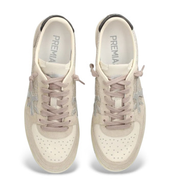 Premiata Bskclad Usnjene športne copate beige