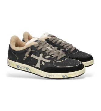 Premiata Sneakers in pelle nera Bskclad