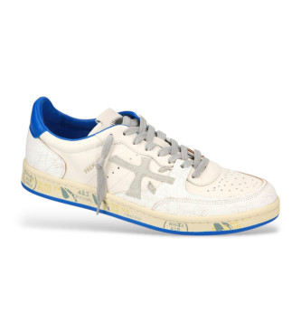 Premiata Lderskor Bskt Clay Var 6779 vit, bl