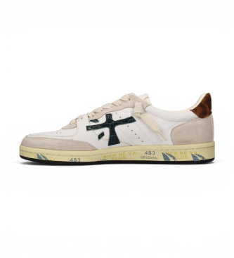 Premiata Baskets en Cuir Bsktclad blanc