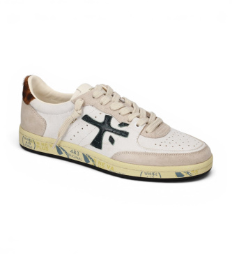Premiata Baskets en Cuir Bsktclad blanc