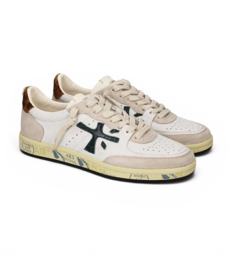 Premiata Baskets en Cuir Bsktclad blanc