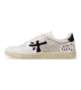 Premiata Baskets en Cuir Bsktclad blanc
