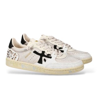 Premiata Baskets en Cuir Bsktclad blanc