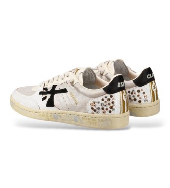 Premiata Baskets en Cuir Bsktclad blanc