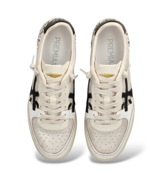 Premiata Baskets en Cuir Bsktclad blanc