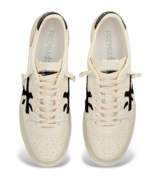 Premiata Baskets en cuir Bsktclay blanc