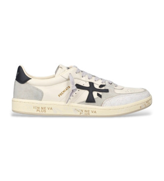 Premiata Bsktclay leather trainers white
