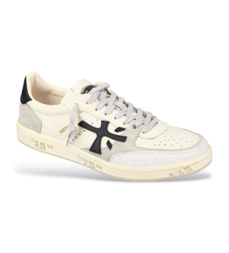 Premiata Bsktclay leather trainers white