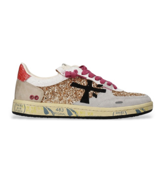 Premiata Zapatillas de piel Clayd Var rosa