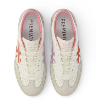 Premiata Davidd 8097 Scarpe da ginnastica in pelle bianca