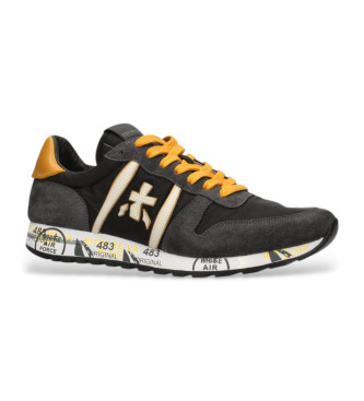 Premiata Sneaker Eric in pelle grigia