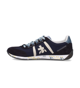 Premiata Jackyx marinbl trningsskor i lder