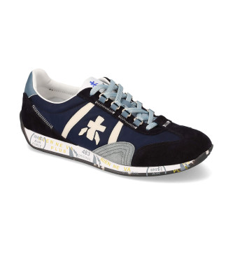Premiata Jackyx marinbl trningsskor i lder