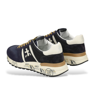 Premiata Sneakers in pelle blu Lander